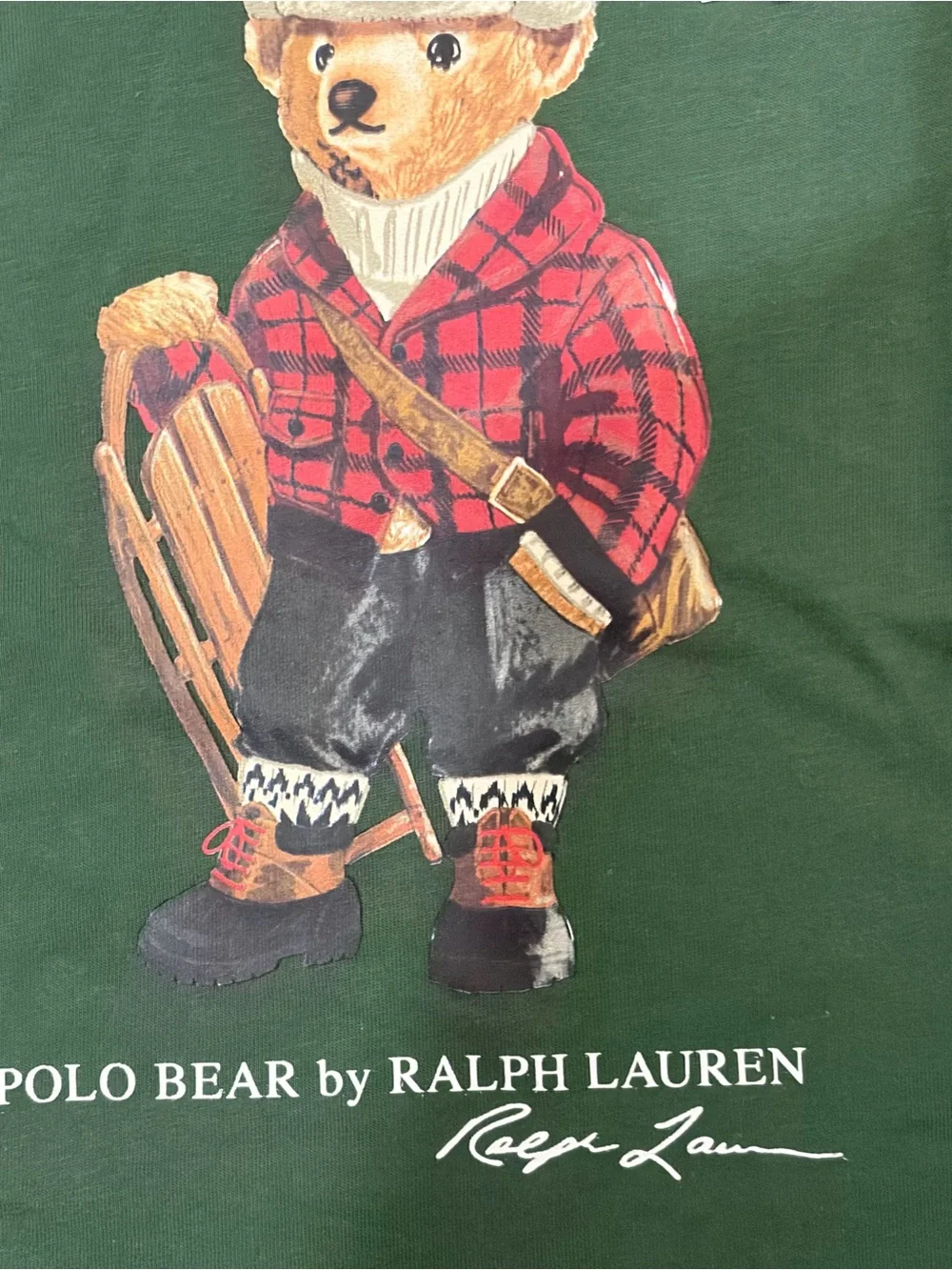 Ralph Lauren polo bear Green Polo Bear Graphic Tee - Kids Boy kids 4 y